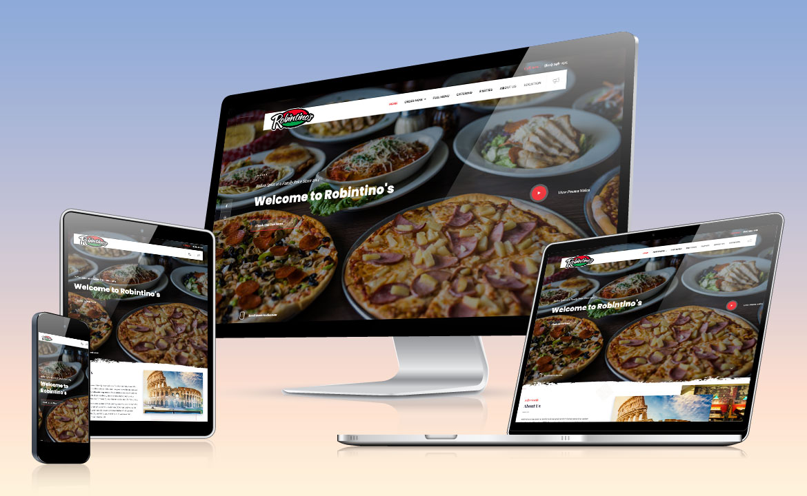 Robintinos responsive website